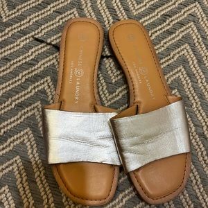 Chinese laundry silver sandals